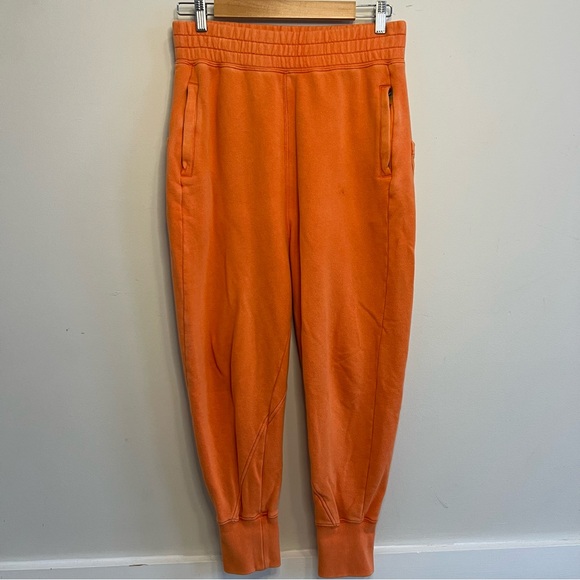Free People Movement June Bug Jogger in Orange Boho Gym Yoga Workout Fitness - Picture 4 of 12
